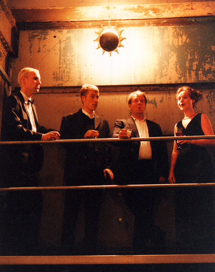 Arnold Schalks, Bühne de BovenLucht, Brandschat, CMI-brand, 28 februari 1996, Rotterdam, vocalensemble Lilium Convallium (Cora Schmeiser, Inga Schneider, Harm Huson, Richard Prada & Arnout Lems), Leonhard Lechner, Hooglied van Salomo